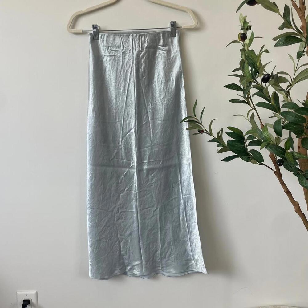 Babaton satin midi skirt size 4